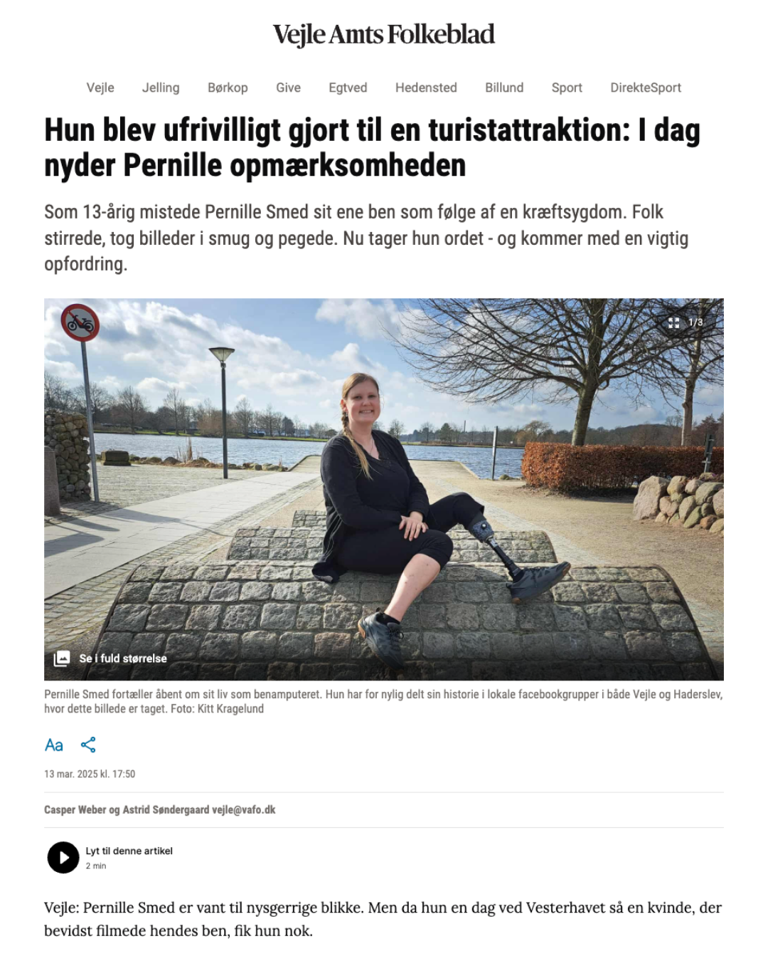 Hun blev ufrivilligt gjort til en turistattraktion